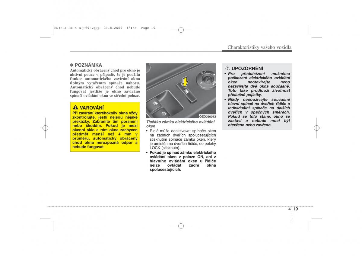 KIA Ceed I 1 navod k obsludze / page 92