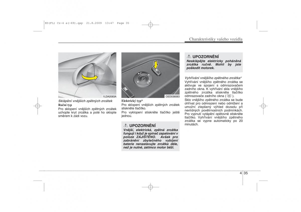 KIA Ceed I 1 navod k obsludze / page 108