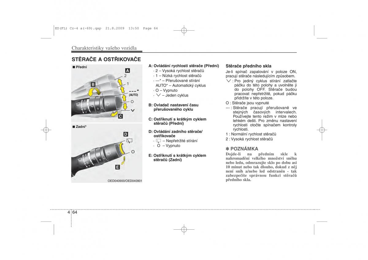 KIA Ceed I 1 navod k obsludze / page 137