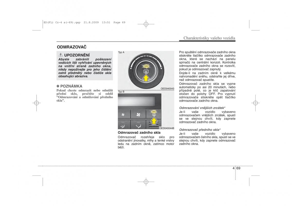 KIA Ceed I 1 navod k obsludze / page 142