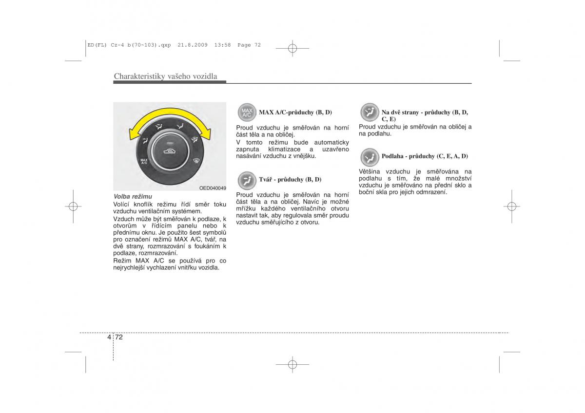 KIA Ceed I 1 navod k obsludze / page 145