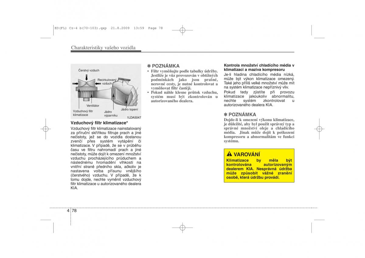 KIA Ceed I 1 navod k obsludze / page 151