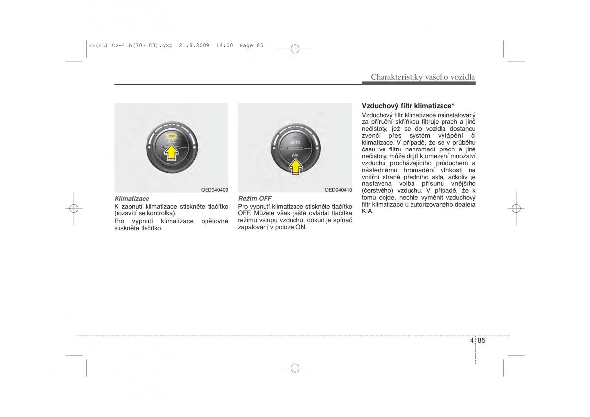 KIA Ceed I 1 navod k obsludze / page 158