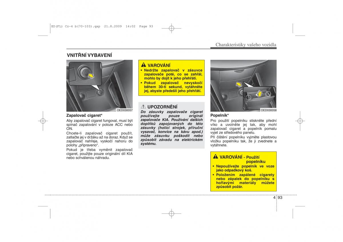 KIA Ceed I 1 navod k obsludze / page 166