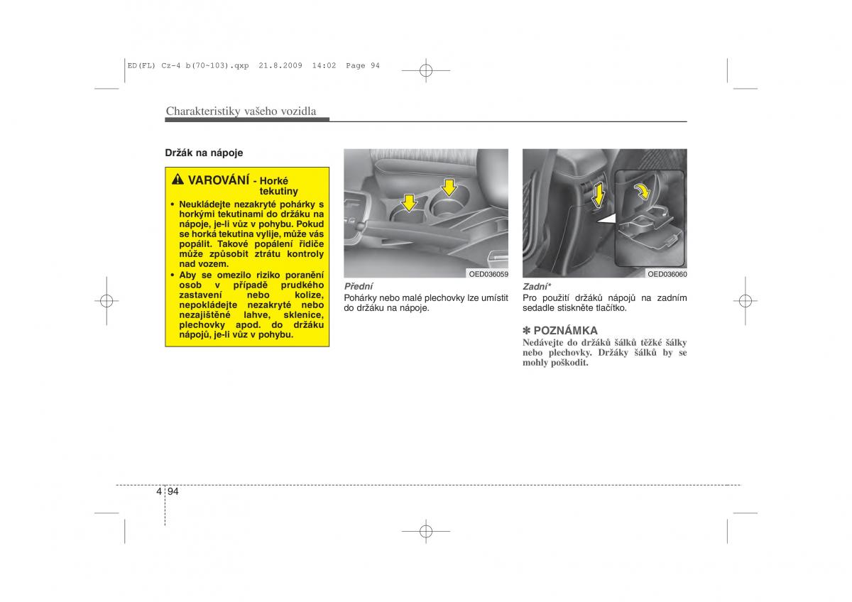 KIA Ceed I 1 navod k obsludze / page 167