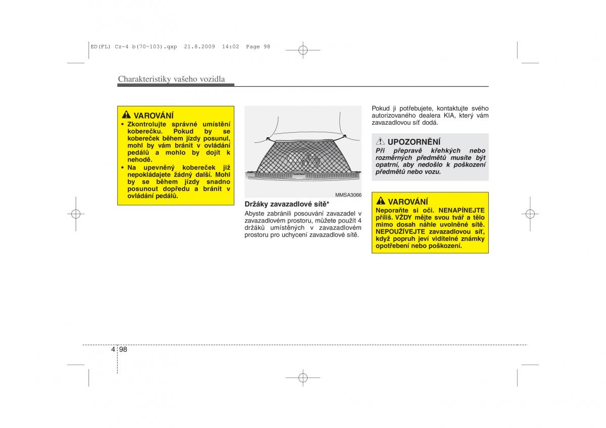 KIA Ceed I 1 navod k obsludze / page 171