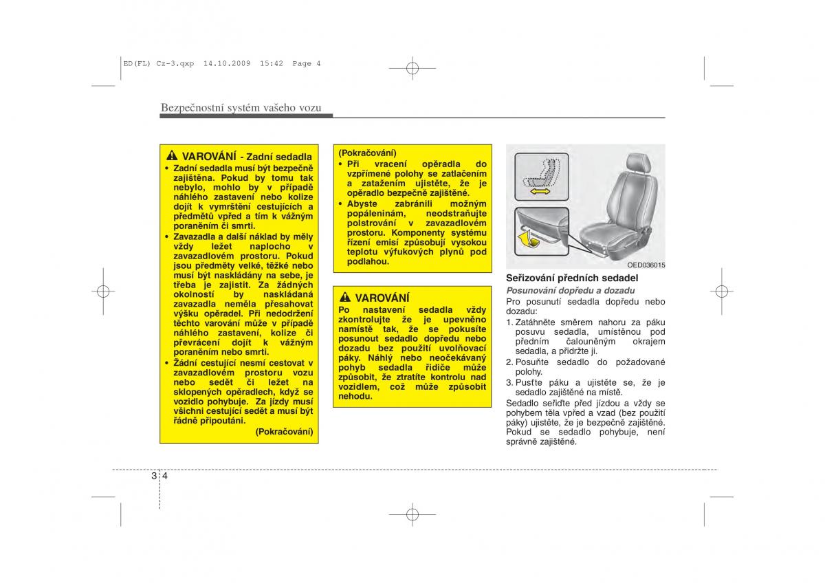 KIA Ceed I 1 navod k obsludze / page 18