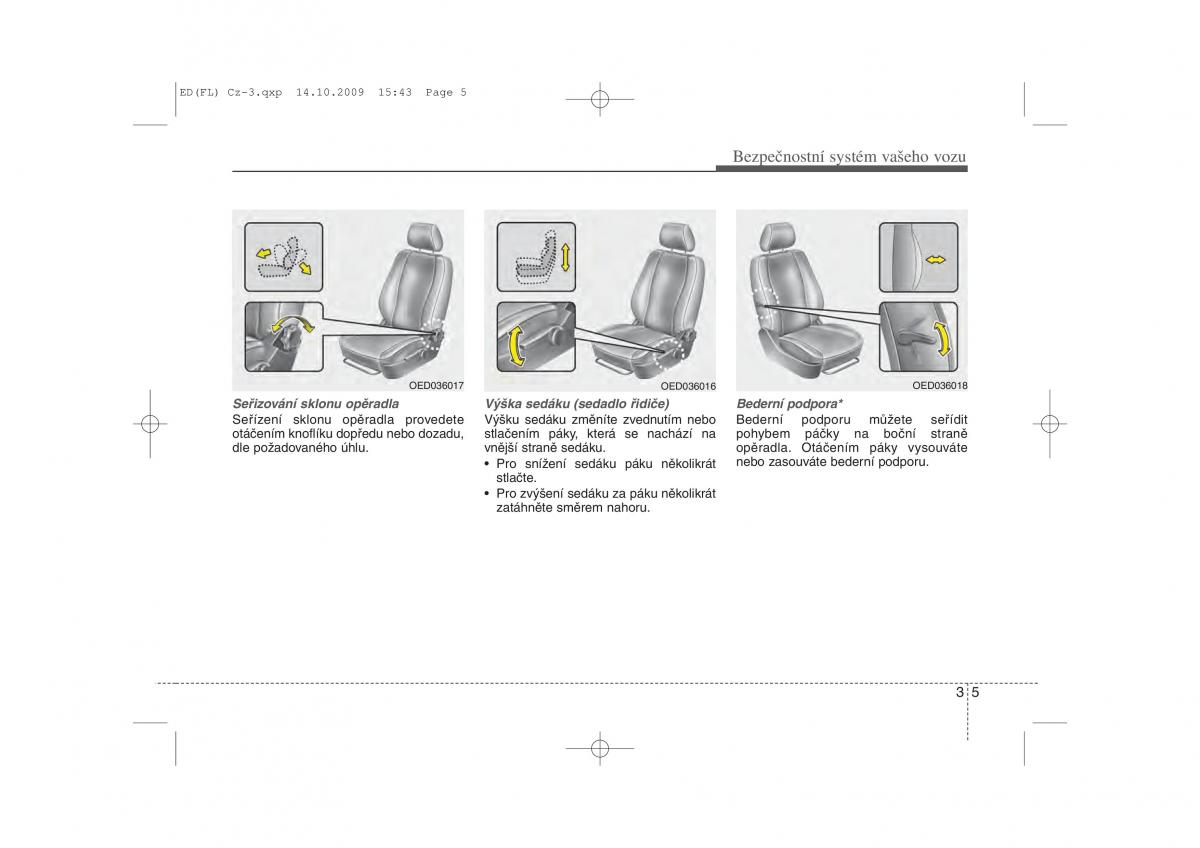 KIA Ceed I 1 navod k obsludze / page 19