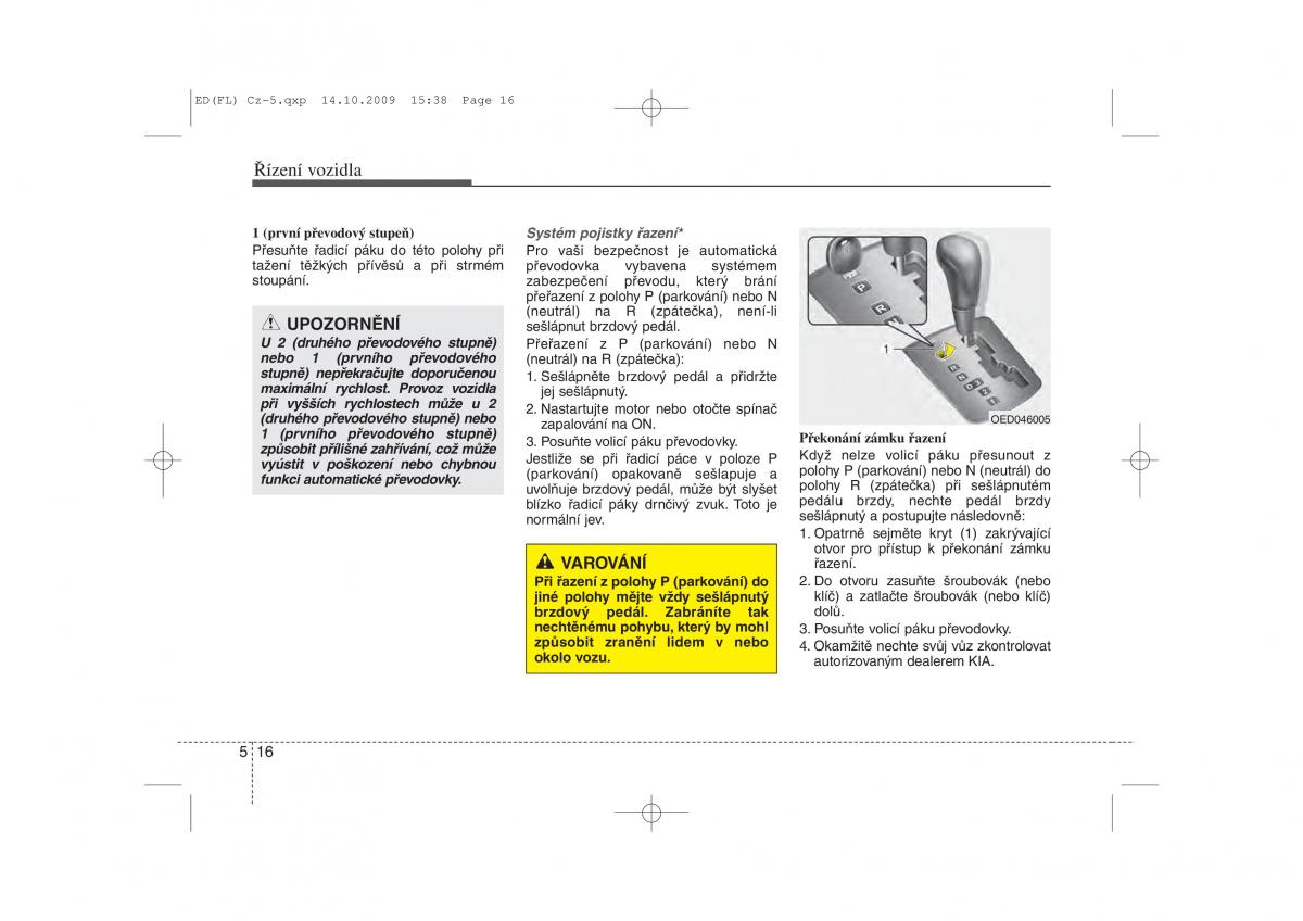 KIA Ceed I 1 navod k obsludze / page 226