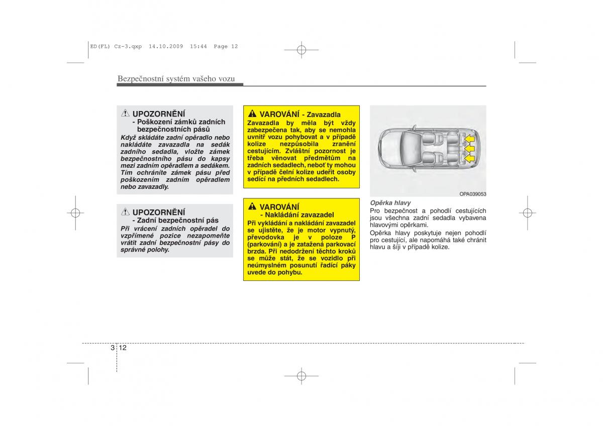 KIA Ceed I 1 navod k obsludze / page 26