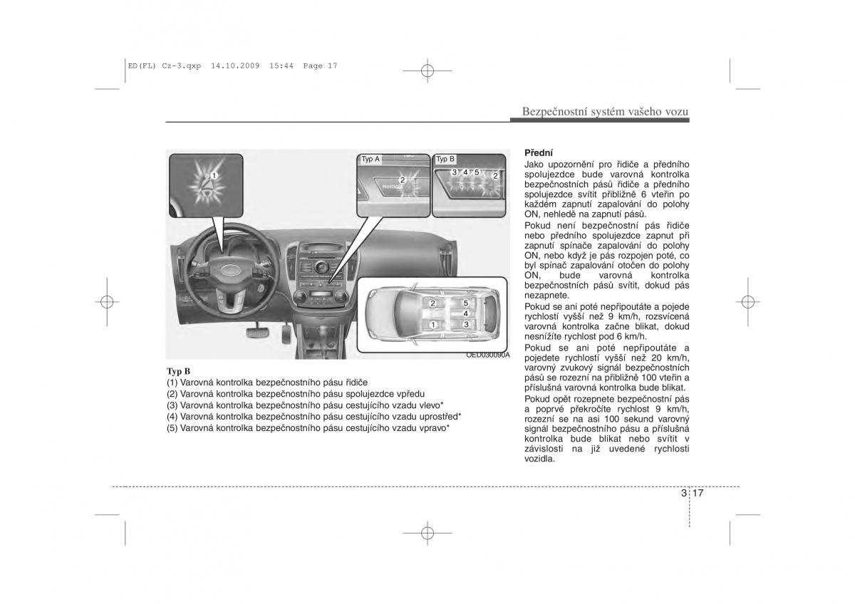 KIA Ceed I 1 navod k obsludze / page 31