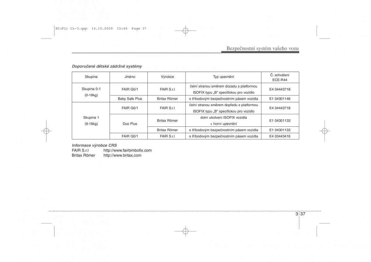 KIA Ceed I 1 navod k obsludze / page 51