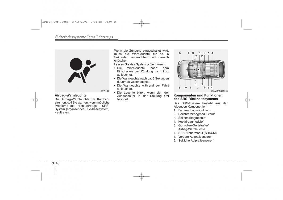 KIA Ceed I 1 Handbuch / page 63