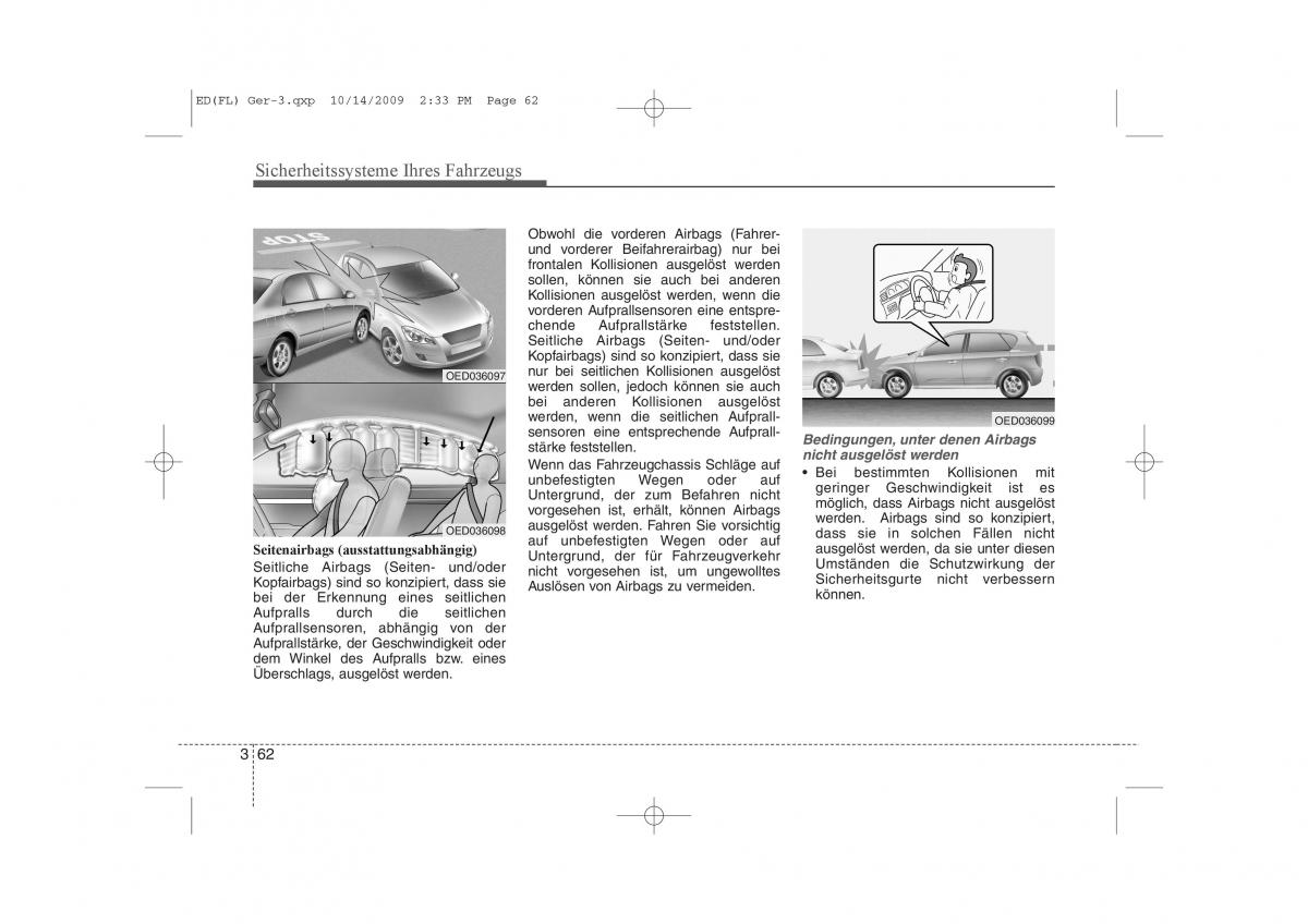 KIA Ceed I 1 Handbuch / page 77