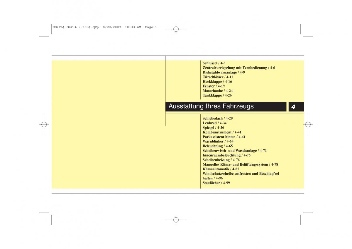 KIA Ceed I 1 Handbuch / page 84