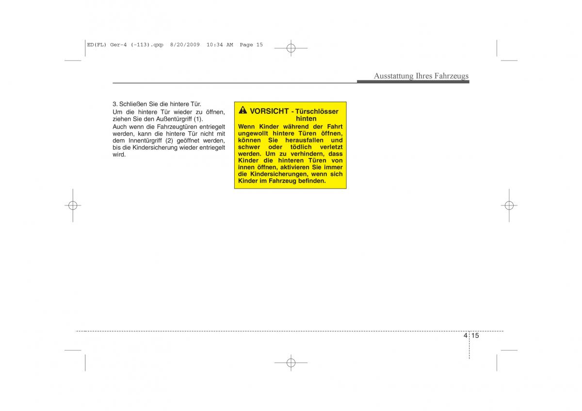 KIA Ceed I 1 Handbuch / page 98