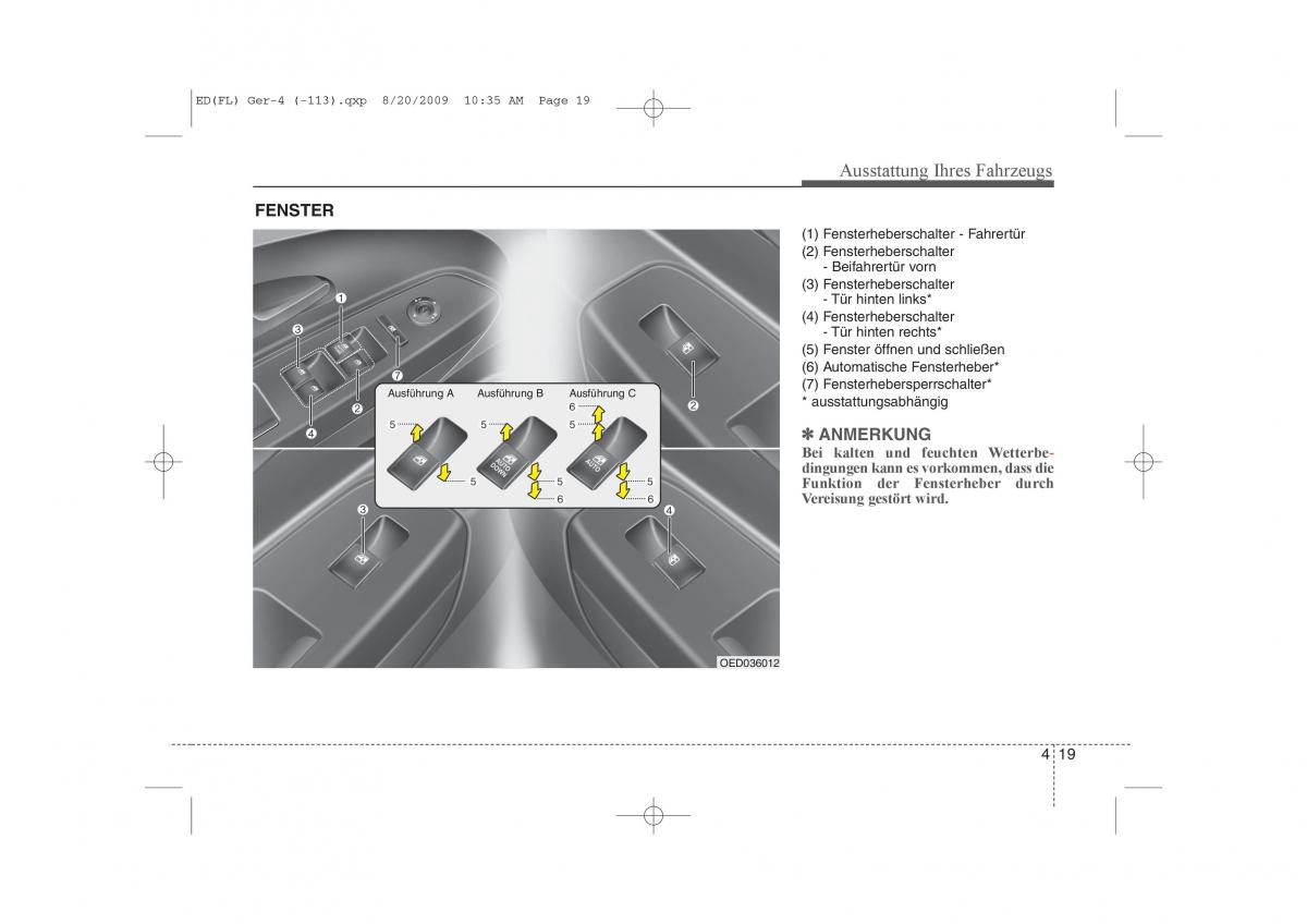 KIA Ceed I 1 Handbuch / page 102