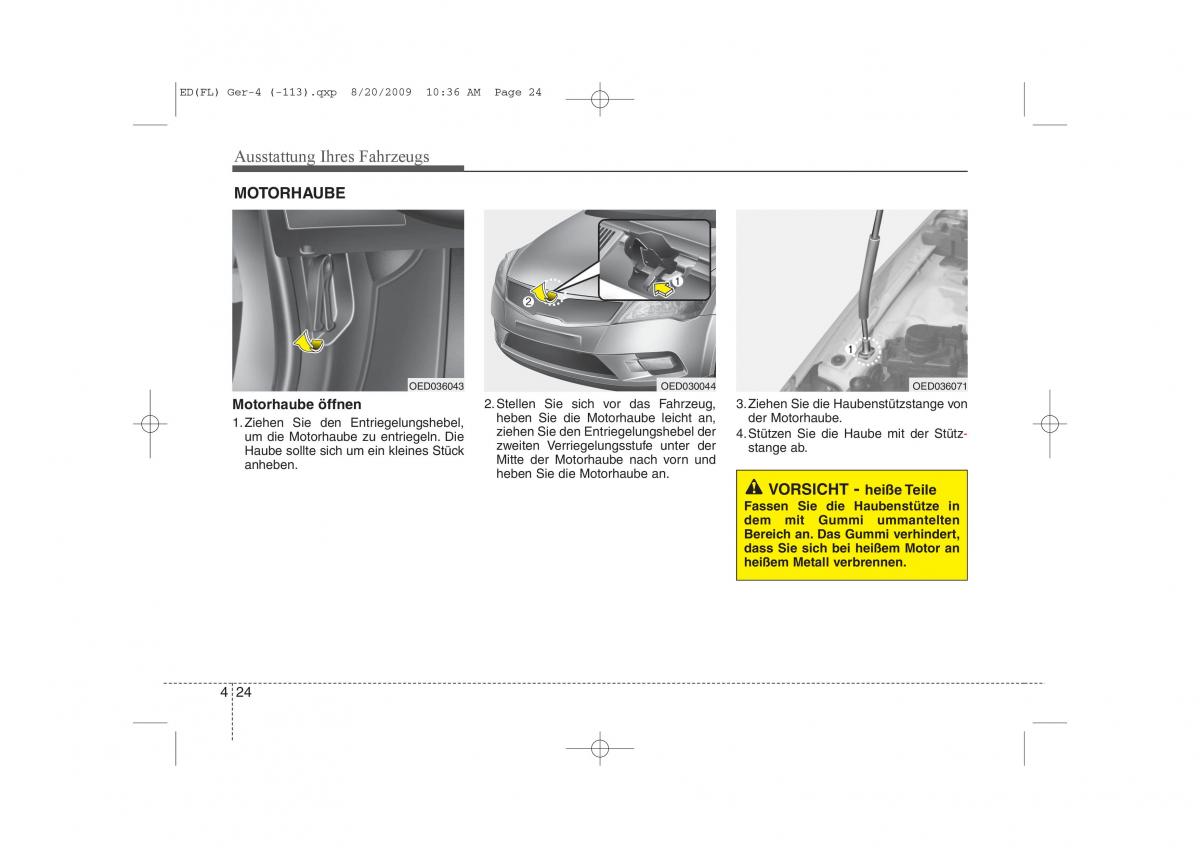 KIA Ceed I 1 Handbuch / page 107