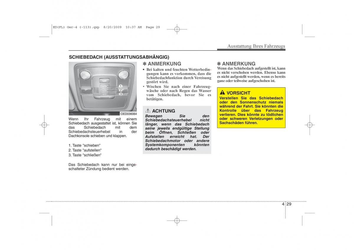 KIA Ceed I 1 Handbuch / page 112