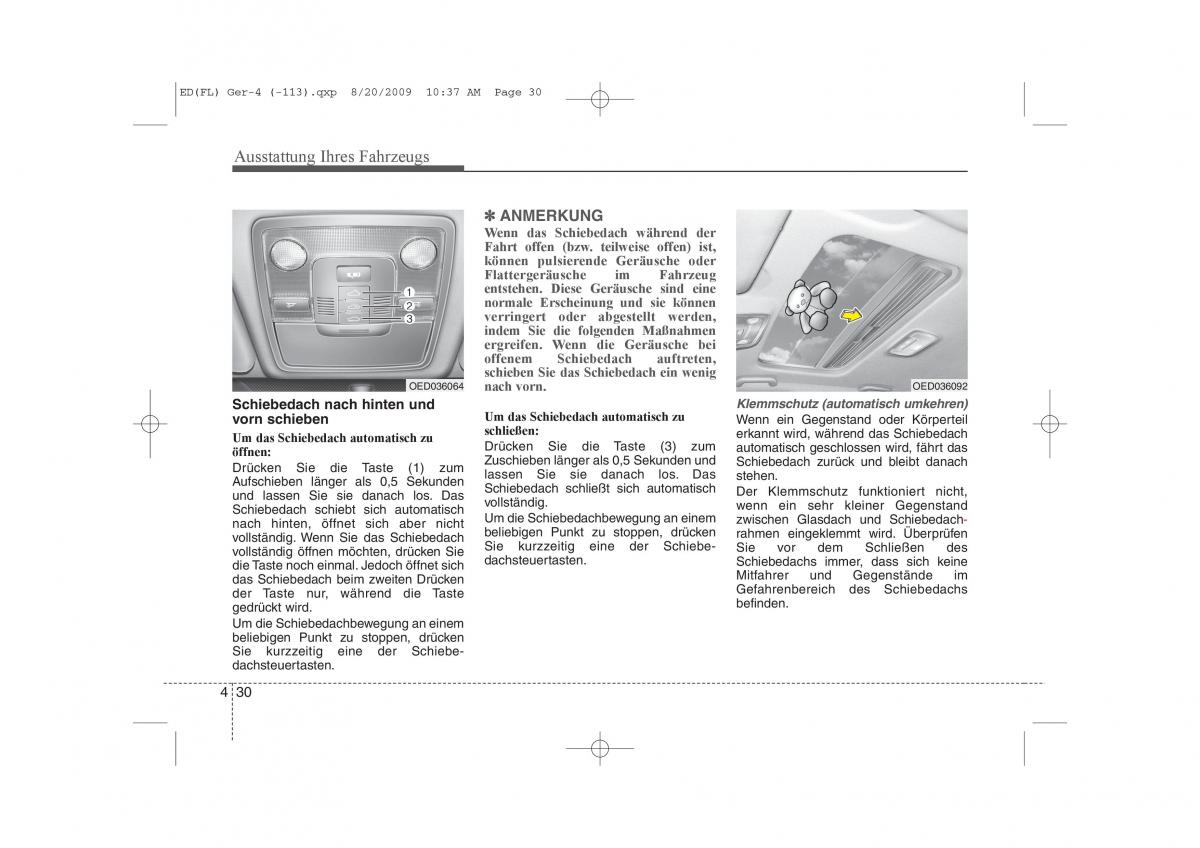 KIA Ceed I 1 Handbuch / page 113