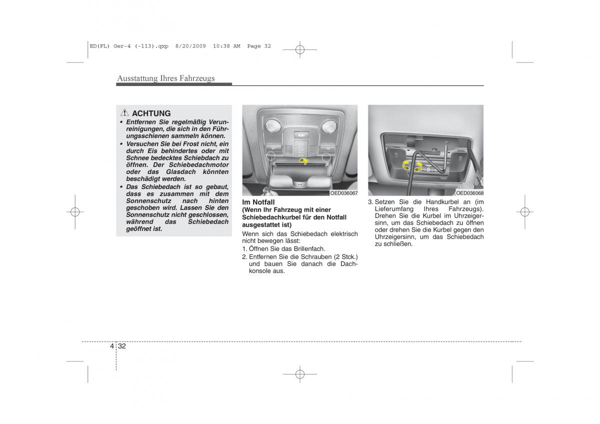 KIA Ceed I 1 Handbuch / page 115