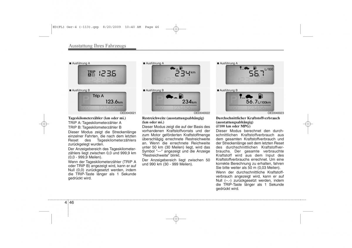 KIA Ceed I 1 Handbuch / page 129