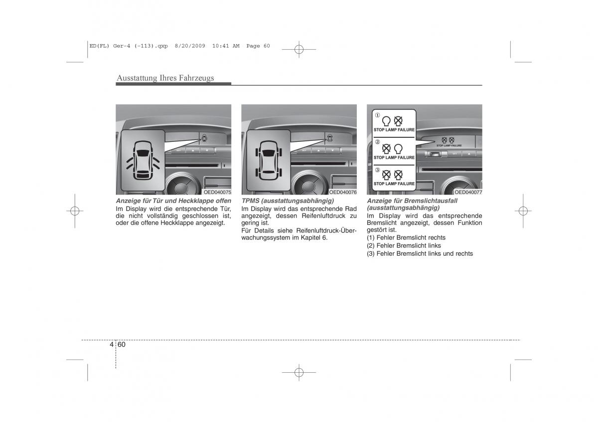 KIA Ceed I 1 Handbuch / page 143