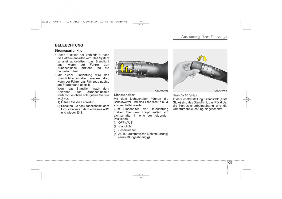 KIA Ceed I 1 Handbuch / page 148