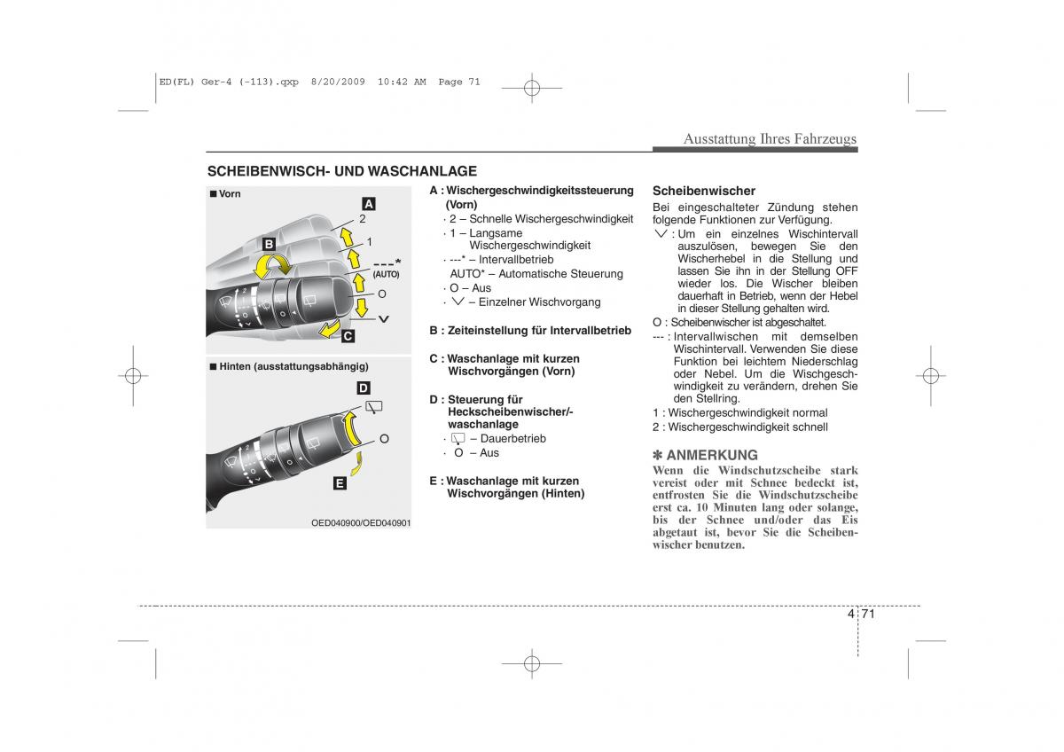 KIA Ceed I 1 Handbuch / page 154