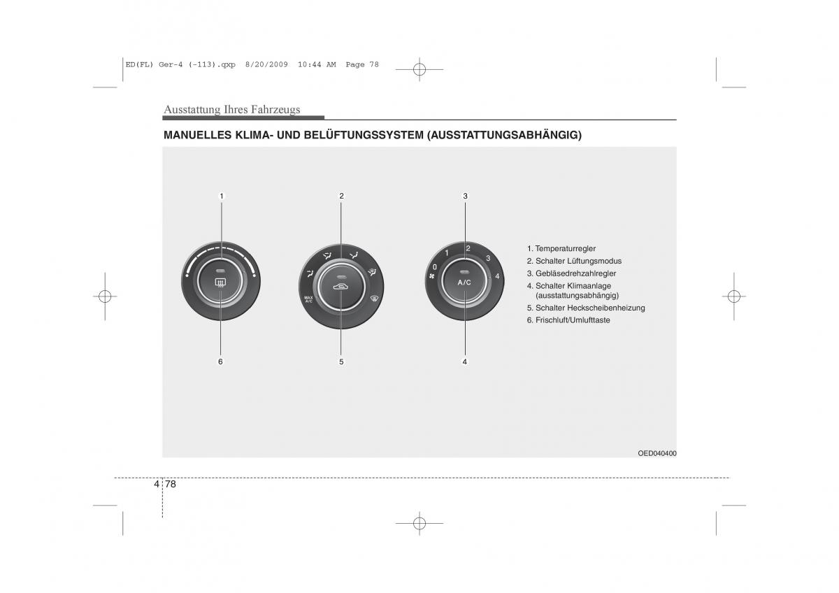 KIA Ceed I 1 Handbuch / page 161