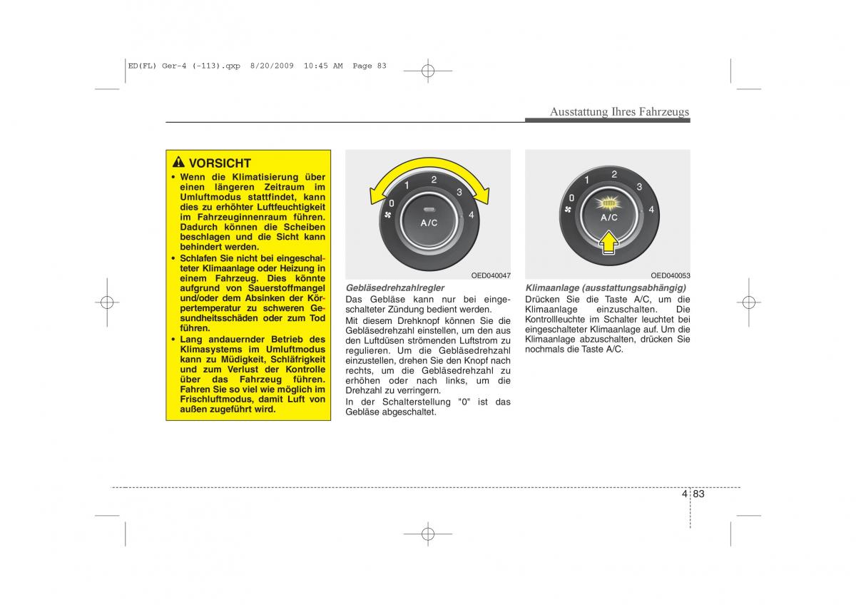 KIA Ceed I 1 Handbuch / page 166