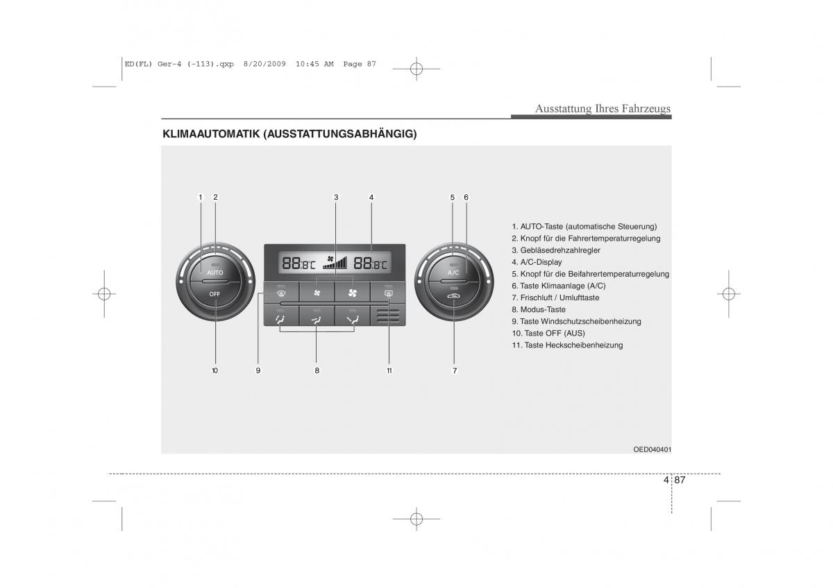 KIA Ceed I 1 Handbuch / page 170