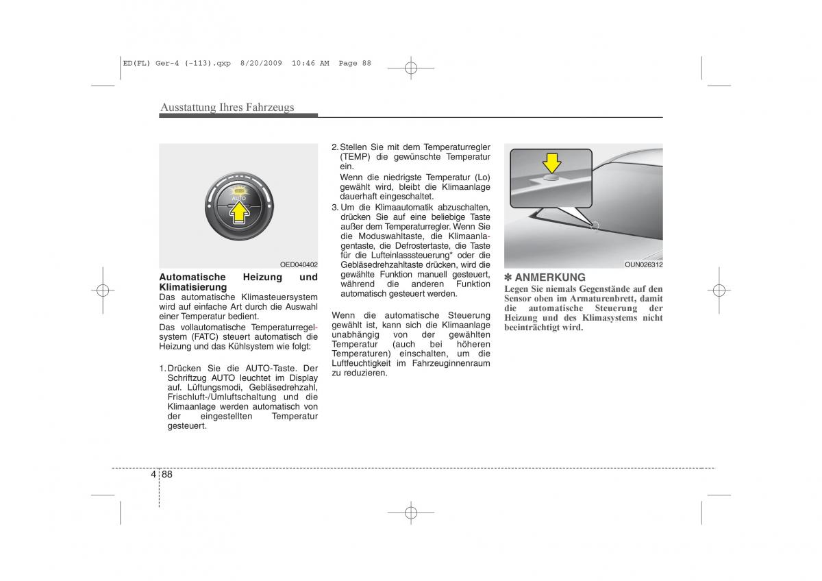 KIA Ceed I 1 Handbuch / page 171