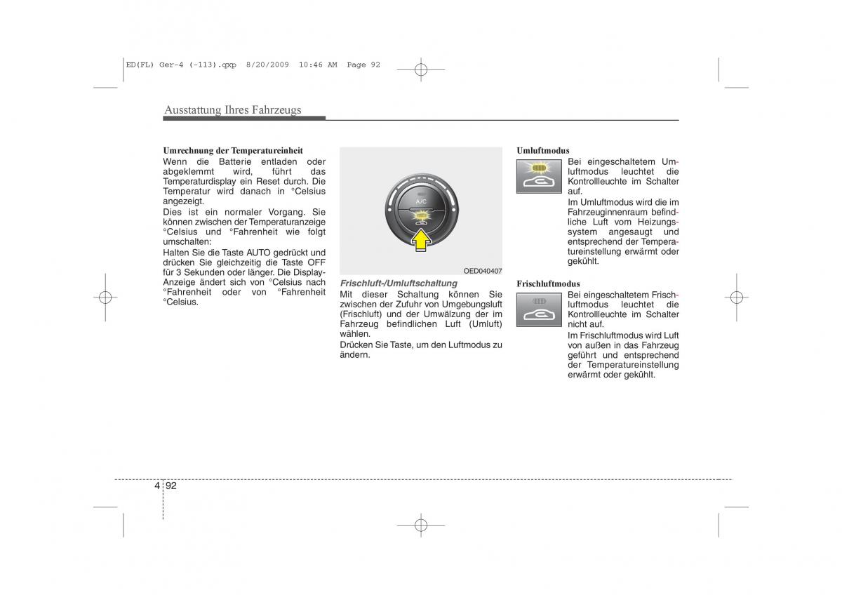 KIA Ceed I 1 Handbuch / page 175