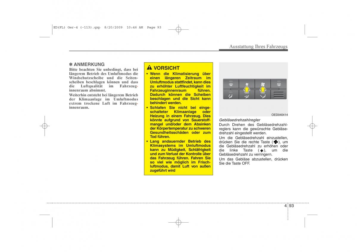 KIA Ceed I 1 Handbuch / page 176