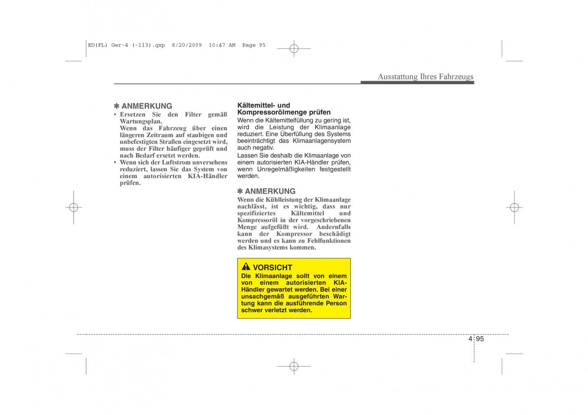 KIA Ceed I 1 Handbuch / page 178