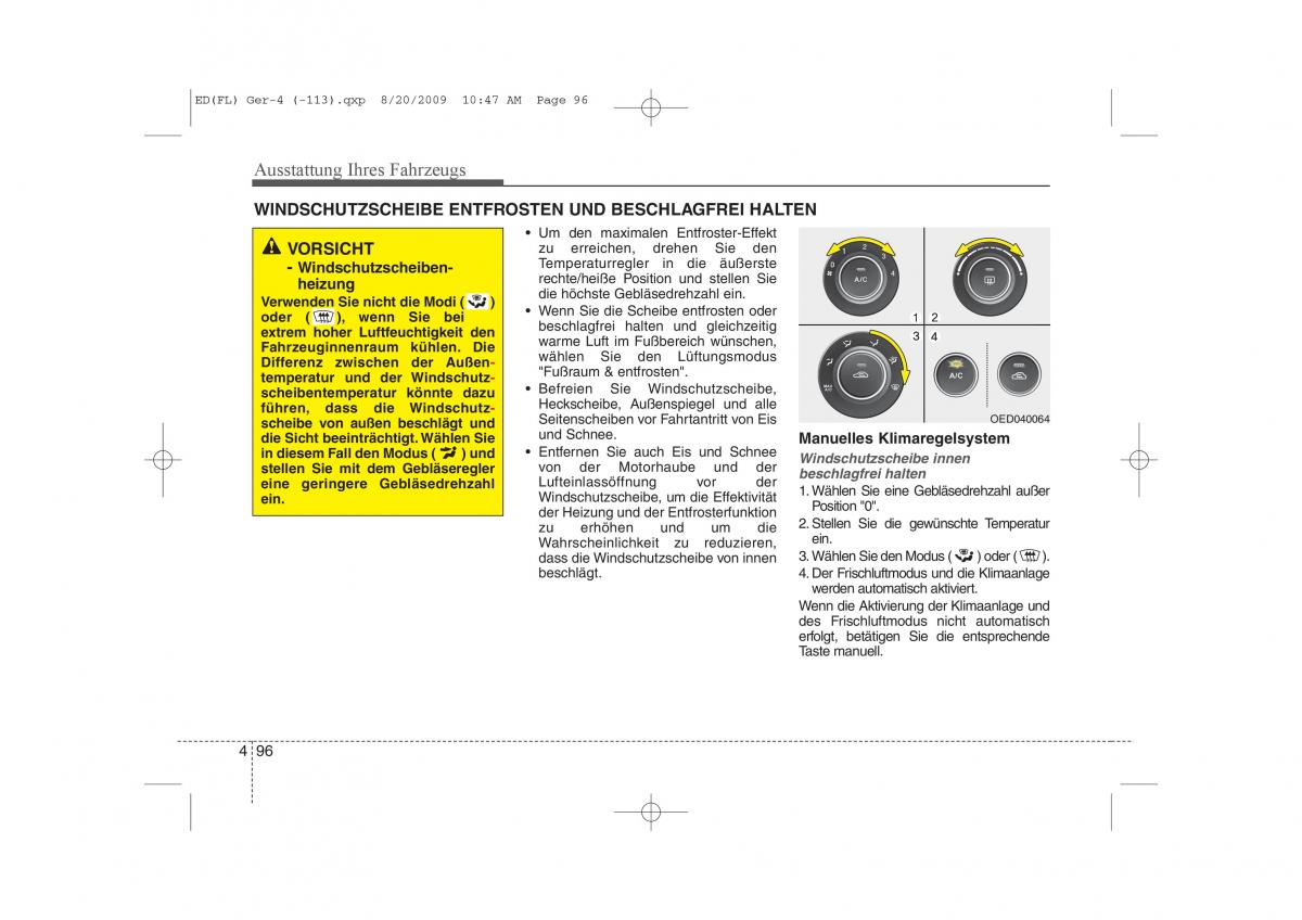 KIA Ceed I 1 Handbuch / page 179