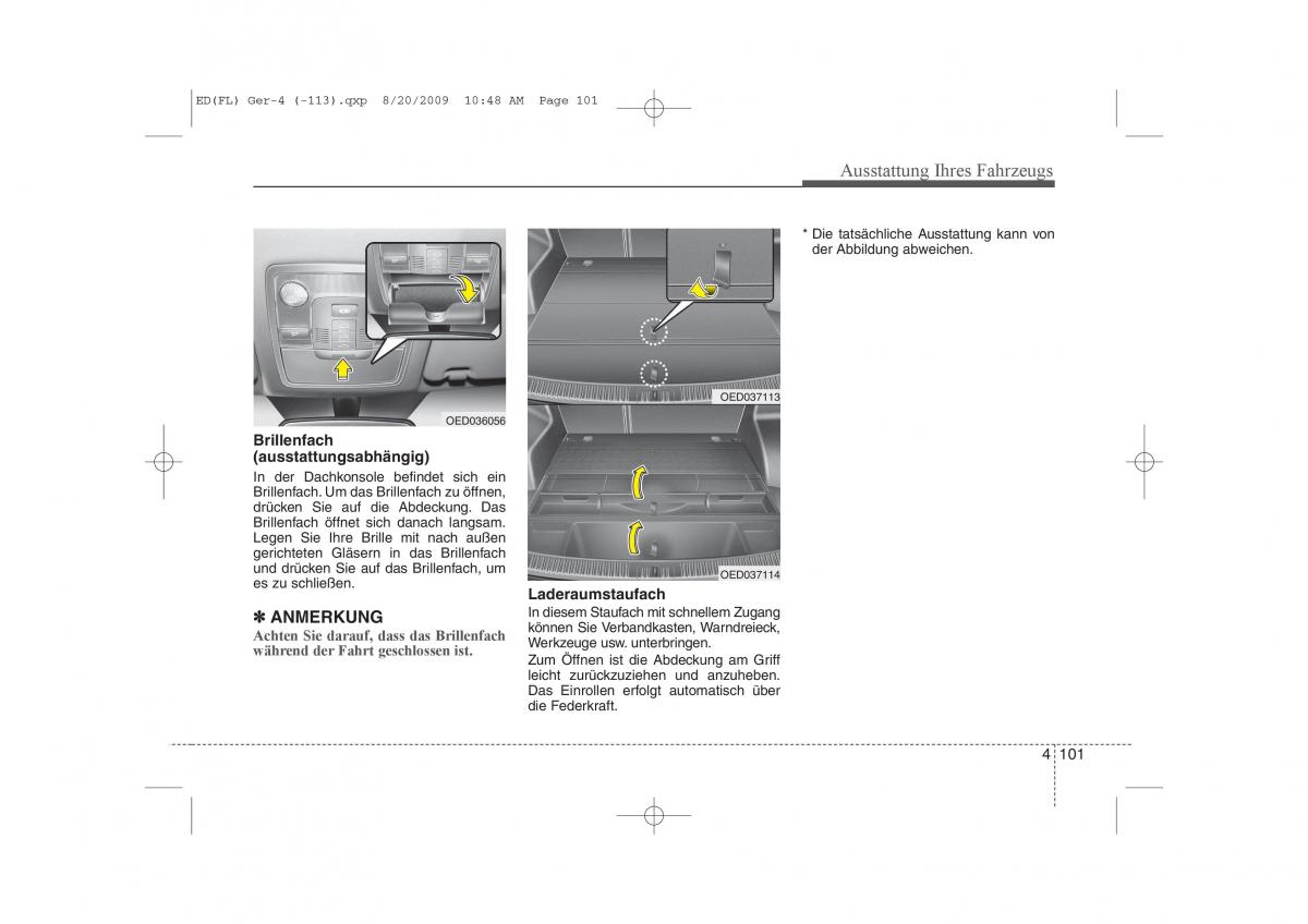 KIA Ceed I 1 Handbuch / page 184