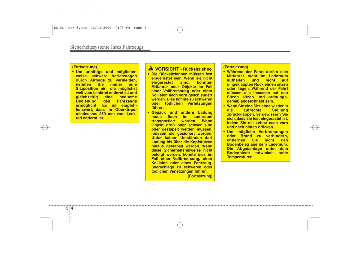 KIA Ceed I 1 Handbuch / page 19