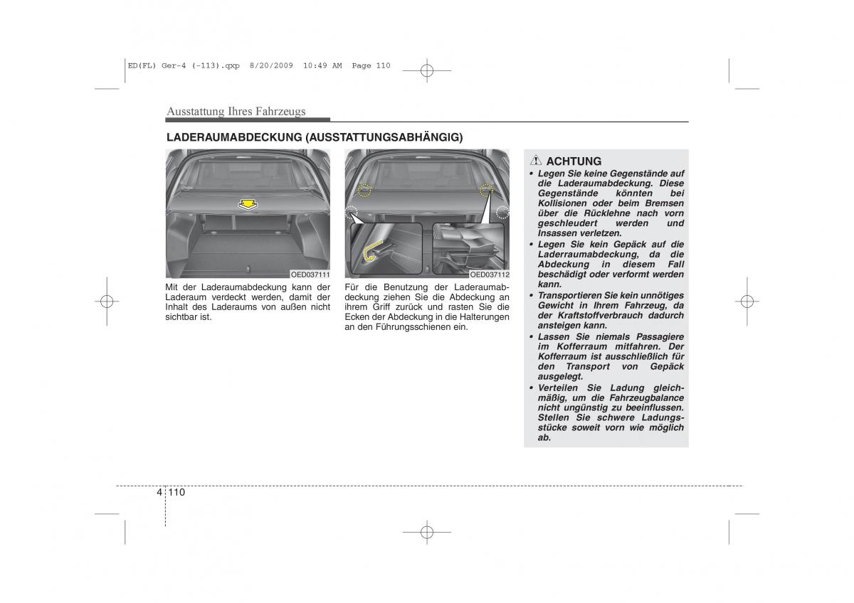 KIA Ceed I 1 Handbuch / page 193