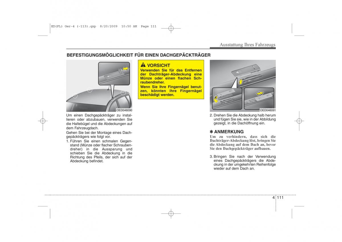 KIA Ceed I 1 Handbuch / page 194