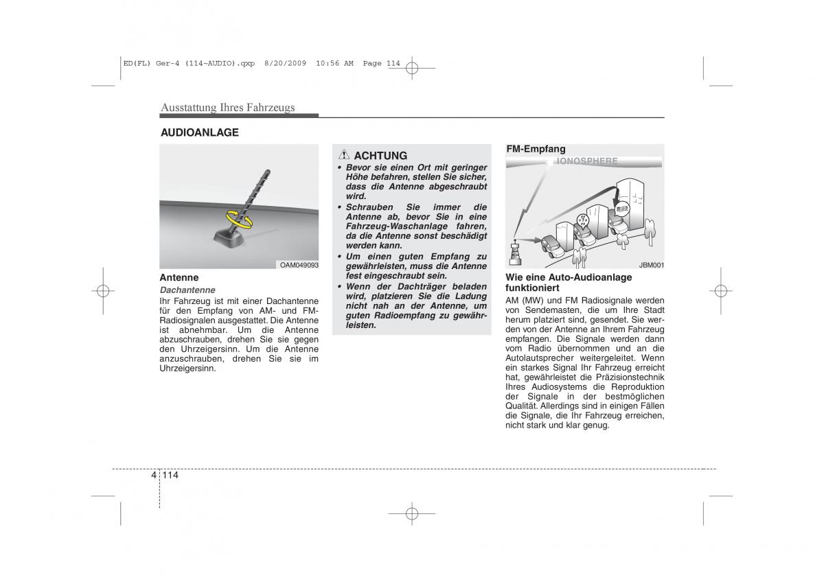 KIA Ceed I 1 Handbuch / page 197