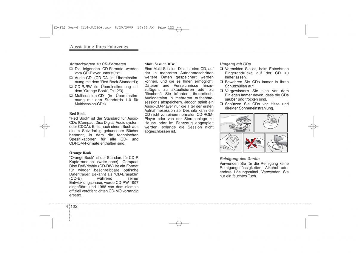 KIA Ceed I 1 Handbuch / page 205