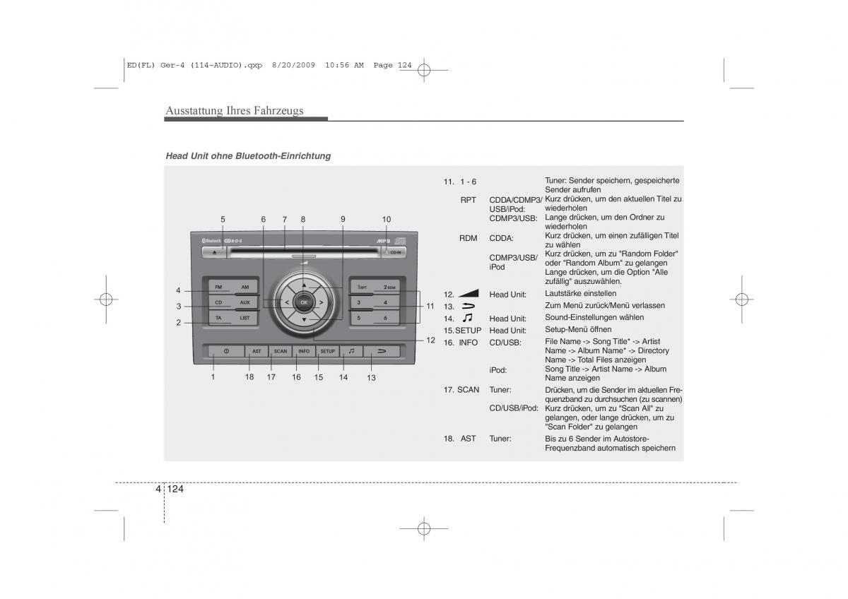 KIA Ceed I 1 Handbuch / page 207