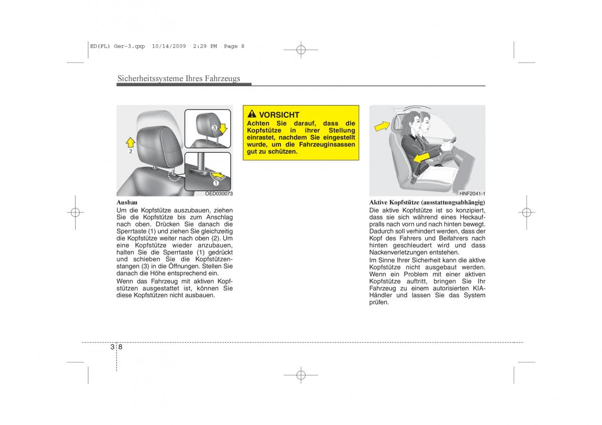 KIA Ceed I 1 Handbuch / page 23