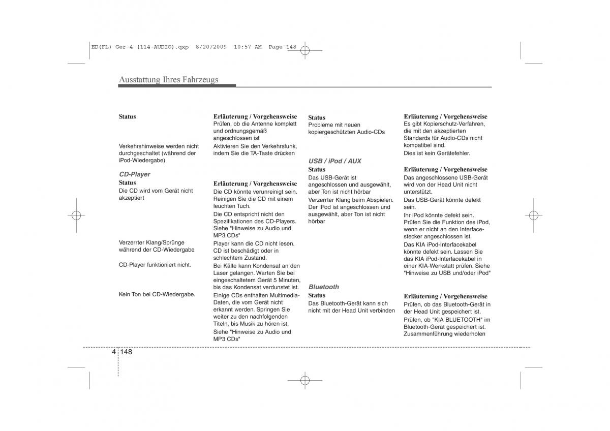 KIA Ceed I 1 Handbuch / page 231