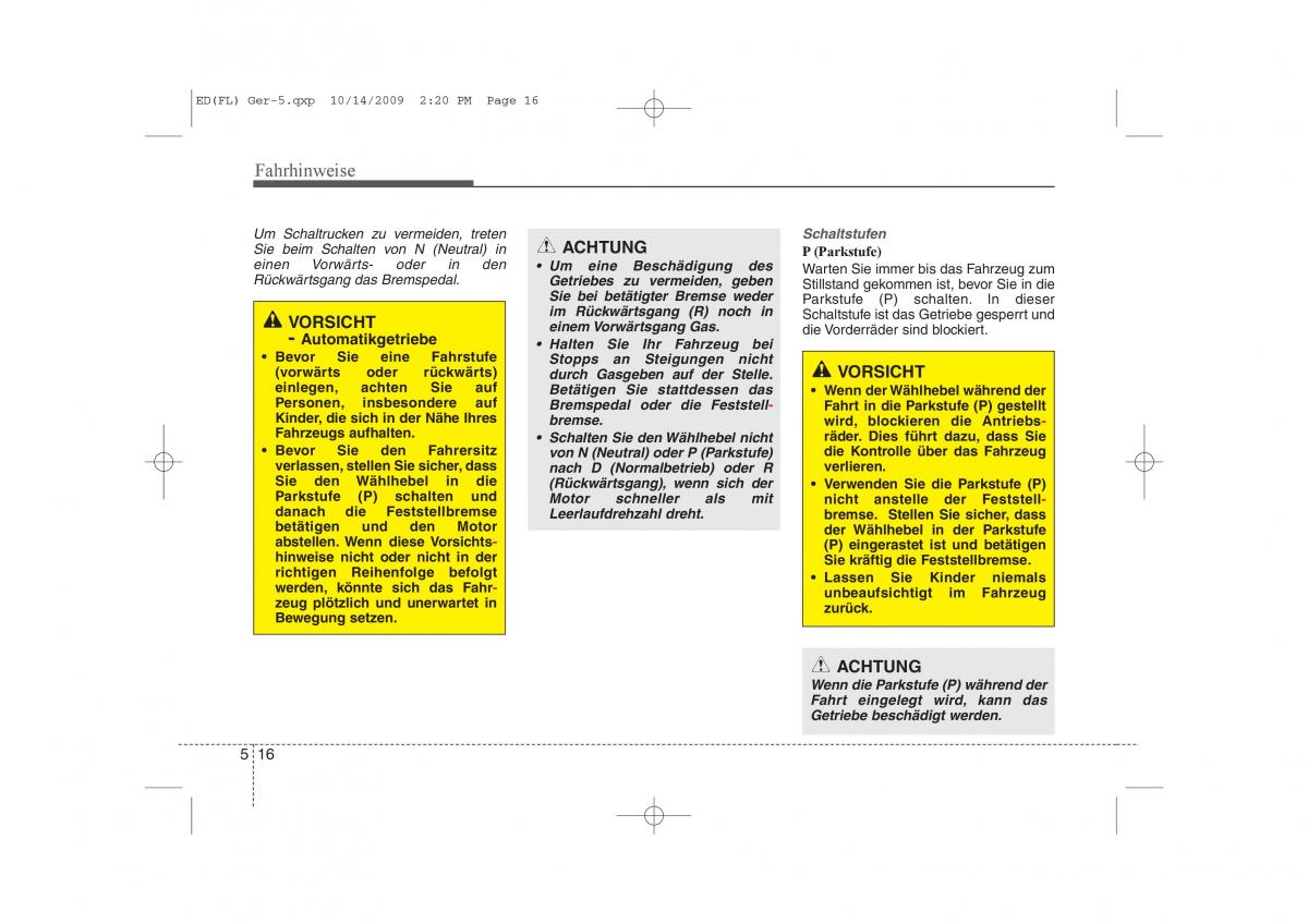 KIA Ceed I 1 Handbuch / page 248