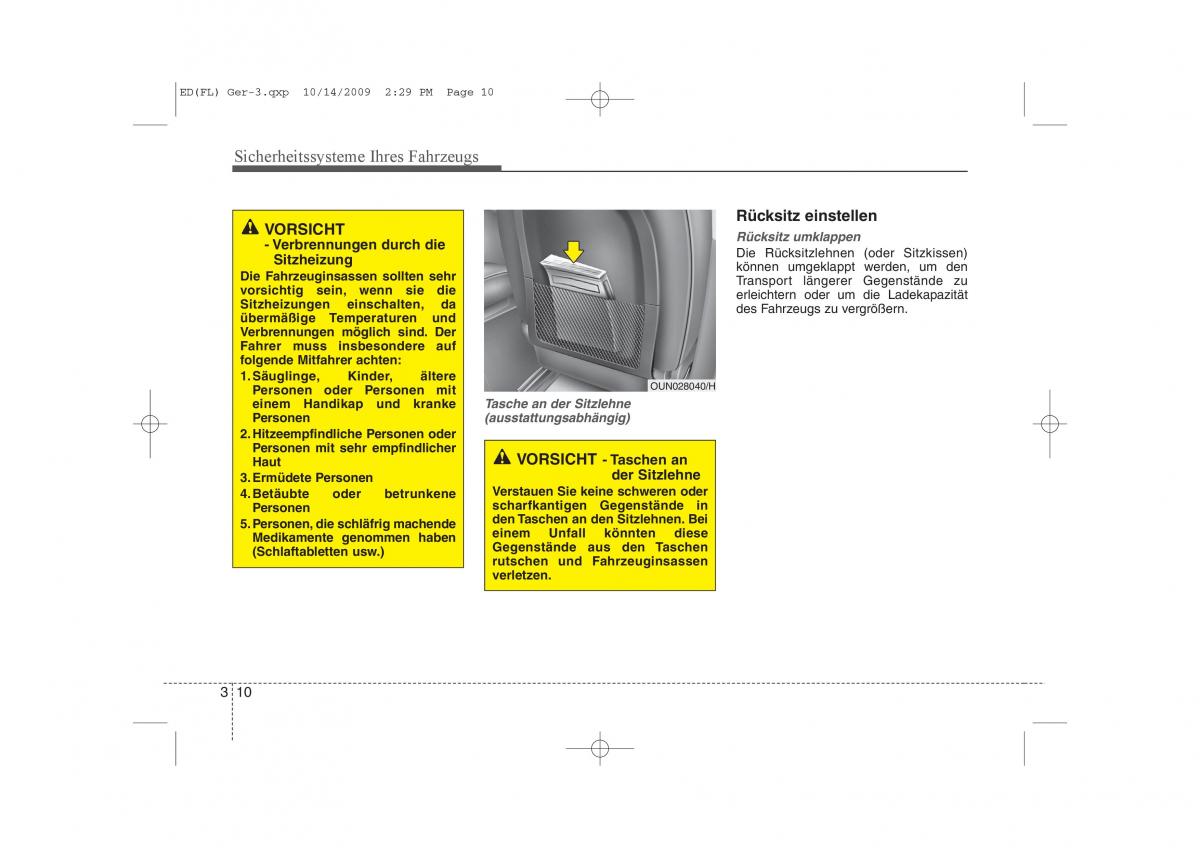 KIA Ceed I 1 Handbuch / page 25