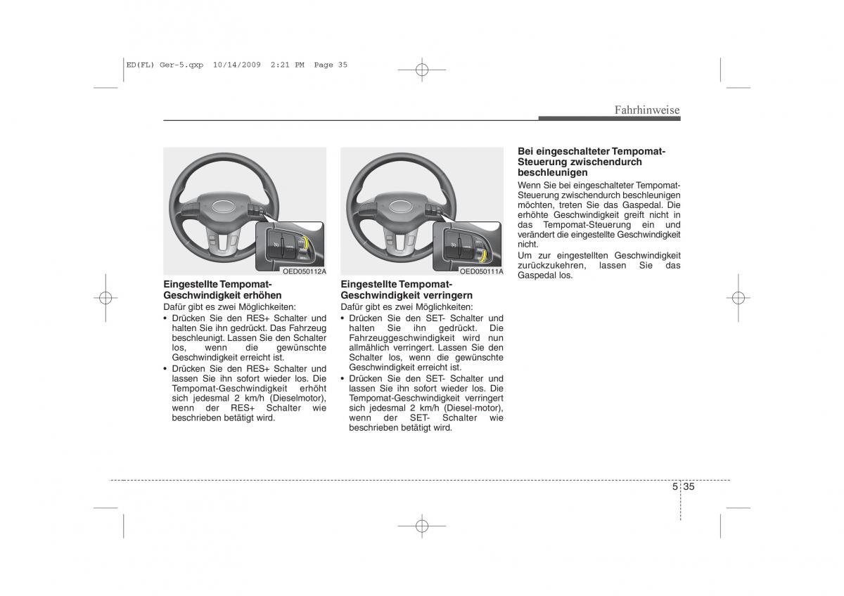 KIA Ceed I 1 Handbuch / page 267