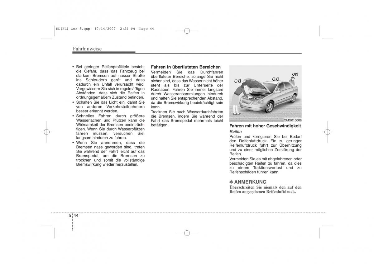 KIA Ceed I 1 Handbuch / page 276